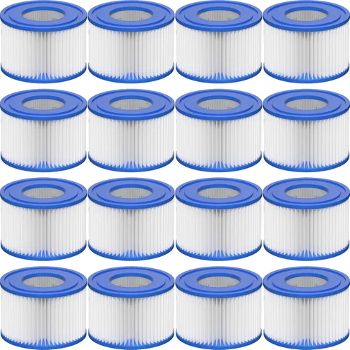 Vista 8 de Cartucho de filtro para bañera de hidromasaje tipo VI compatible con bomba de piscina Lay-Z-Spa, Coleman SaluSpa 90352E, 58323E, 58323 (paquete de 8)