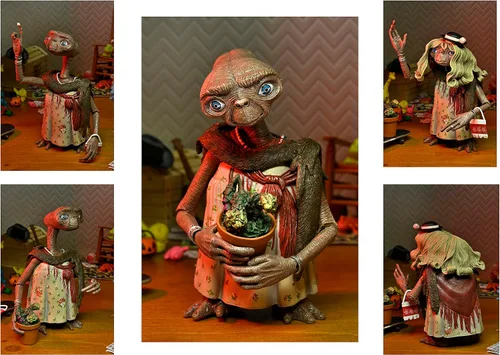 Vista 6 de NECA E.T. The Extra Terrestrial: 40th Anniversary Ultimate Figura de acción a escala de 7 pulgadas, Dress-Up E.T.