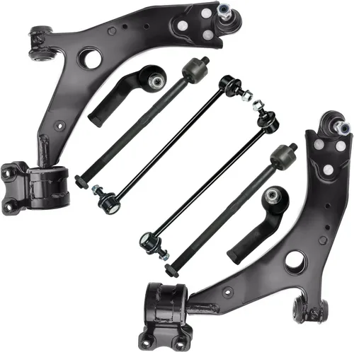 Vista 367 de Detroit Axle - Kit de brazos de control de extremo de 8 piezas para Toyota 2001-2003 Highlander 2002-2003 Camry Lexus ES300, 2 conjuntos de brazos