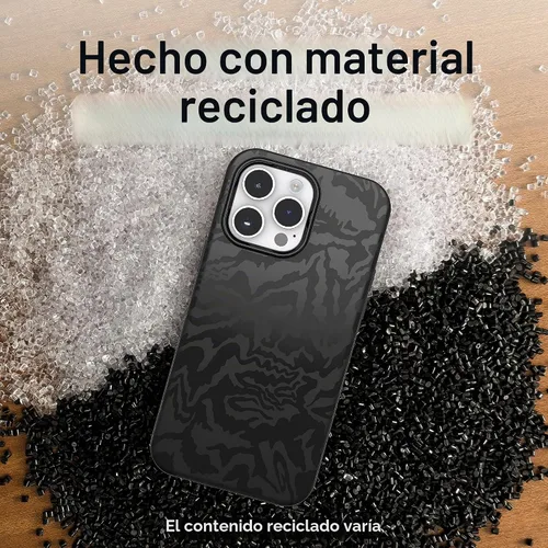 Vista 7 de OtterBox Symmetry Series + Graphics - Funda antimicrobiana con MagSafe para iPhone 14 Pro Max (solamente) - Rebel (negro)