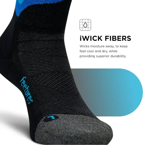 Vista 30 de Feetures Elite Light Cushion Mini Crew Sock - Calcetines deportivos con compresión dirigida