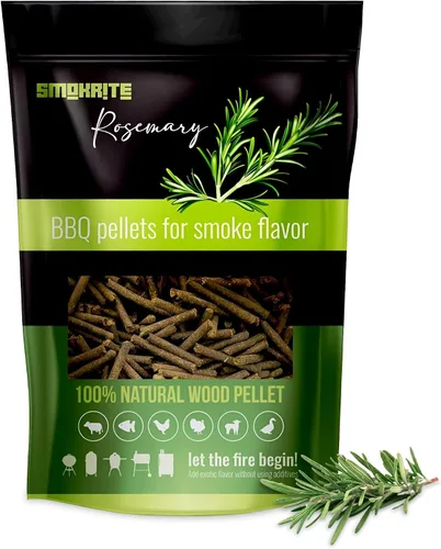 Vista 6 de SMOKRITE: Pellets de madera de hojas de laurel para parrillas ahumadoras, pellets de madera dura 100% natural para parrillas al aire libre, ahumar