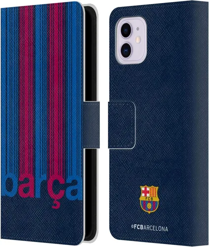Vista 15 de Head Case Designs Funda de piel con licencia oficial del FC Barcelona Ball Pattern Campions compatible con Apple iPhone 11