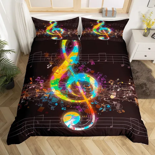 Vista 9 de Juego de ropa de cama de mariquita roja, tamaño individual, funda de edredón de mariquitas de dibujos animados para niños y niños, bonita funda