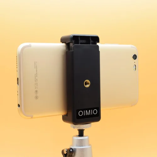 Vista 7 de Adaptador universal de montaje en trípode para teléfono celular, cabezal de conector de clip de soporte de teléfono OIMIO utilizado para monopod