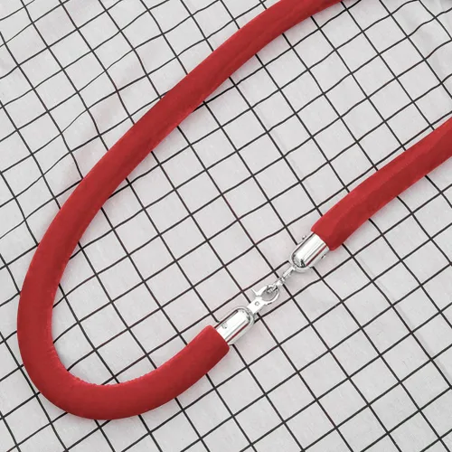 Vista 7 de Angoily 2 tapones de extremo de cuerda de acero inoxidable con gancho a presión, clips de mosquetón resistentes para accesorios de cuerda