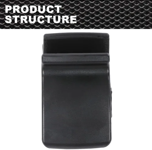 Vista 8 de CNNELL Cerradura de pestillo de puerta corredera compatible con Ford F150 1997-2004/Fit Ford F250 1997-1999 Cerradura manual de vidrio para ventana