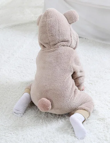 Vista 5 de COSLAND Disfraz unisex de franela para bebés y niños pequeños
