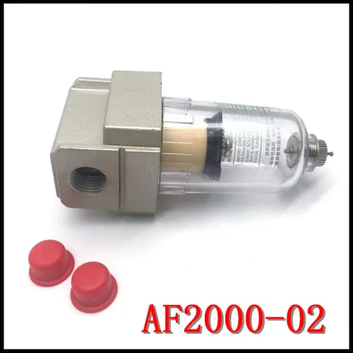 Vista 3 de AF2000-02 Filtro de aire comprimido separador de agua para compresor y línea de aire elimina agua de aceite sucio