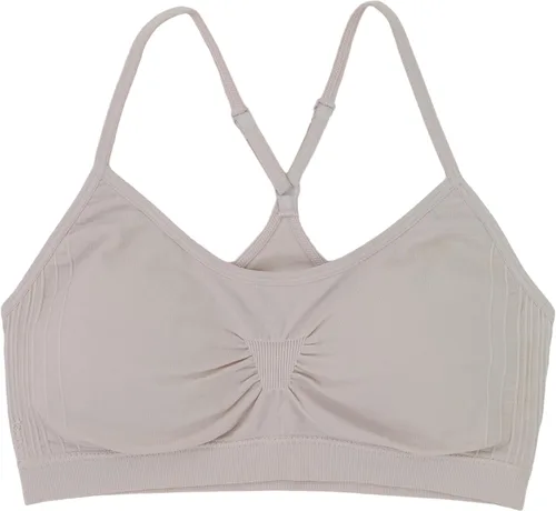 Vista 7 de ToBeInStyle Sujetador deportivo con bordado floral sin rellenosin aros para mujer