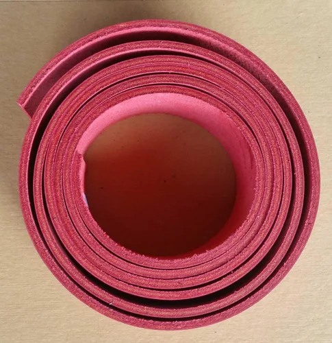 Vista 5 de 2 inch rojo tira de piel 8 – 9 onzas (3.2 – 3.6 MM) – Latigo tiras de piel hasta 96 inch de largo fabricado en Estados Unidos por pitka piel