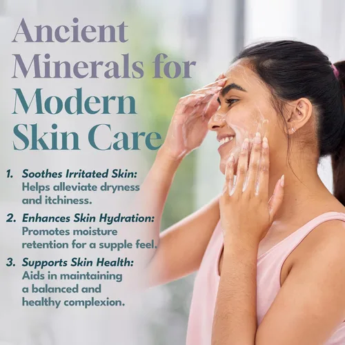 Vista 5 de Dead Sea Warehouse - Barra de cuidado facial COMBO del Mar Muerto - Jabón facial para mujeres y hombres - Jabón clarificante de barro y sal del Mar