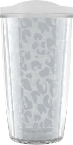 Vista 17 de Tervis Leopard Collection - Vaso aislado de doble pared hecho en Estados Unidos mantiene las bebidas frías y calientes, 16 onzas, paquete de 4