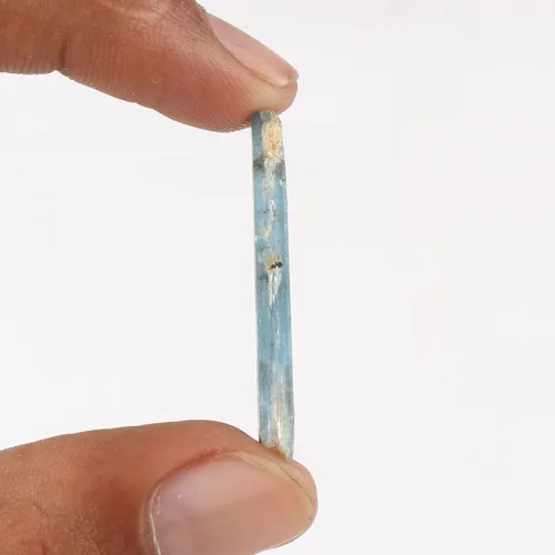 Vista 86 de GEMHUB Lápiz de cianita áspero pequeño con cristal curativo de cianita azul áspero suelto, tamaño pequeño, 9.7