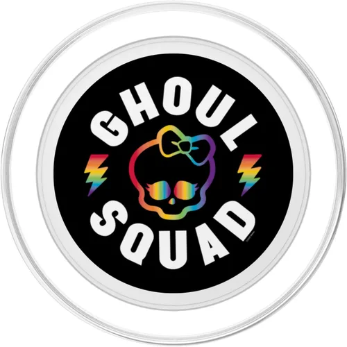 Vista 2 de Monster High Pride - PopSockets MagSafe PopGrip de Rainbow Ghoul Squad para iPhone