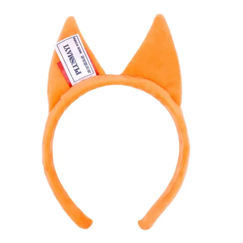 Vista 3 de PLUSMAYI Diadema de orejas de gato para niñas, 2 piezas bonita y encantadora diadema de orejas de gato de felpa para niños y adultos, diadema