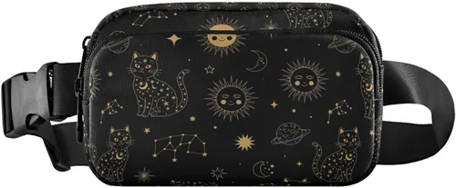 Vista 8 de Capybara Christmas White Fanny Packs for Women Men Belt Bag Fashion Waist Packs Crossbody Bag Casual Waist Pouch Bum Bags for Workout