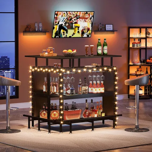 Vista 4 de LITTLE TREE Home Bar Unit Mini Licor Mesa Gabinete