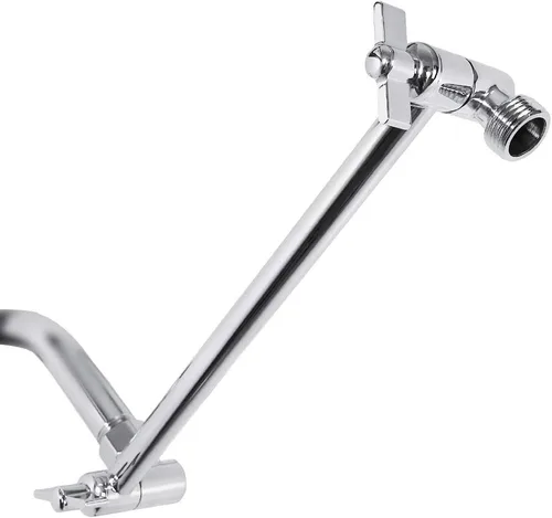 Vista 13 de NearMoon Brazo de ducha ajustable con conexión universal, brazo de extensión, ángulo de ajuste para mejorar la experiencia de ducha, fácil