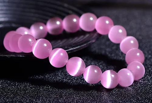 Vista 5 de COLORFUL BLING Pulsera de selenita natural potente con cristal curativo, concentración de piedra de energía, espiritualidad, hecha a mano, joyería