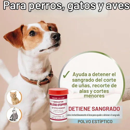 Vista 2 de Four Paws Healthy Promise Quick Action - Tapón de sangre en polvo