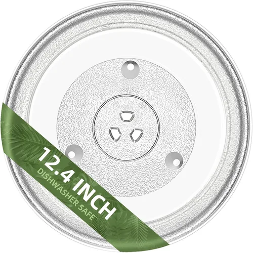 Vista 18 de Plato giratorio para microondas de 10.5 pulgadas compatible con Emerson 252100500497, placa de vidrio de repuesto para microondas de 10 1/2 pulgadas