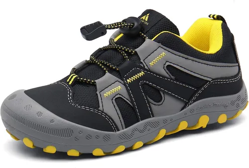 Vista 58 de Mishansha Botas de Senderismo para Niños Pequeños Niñas Niños Zapatos de Senderismo Resistentes al Agua Anti-Colisión Antideslizantes Atléticas