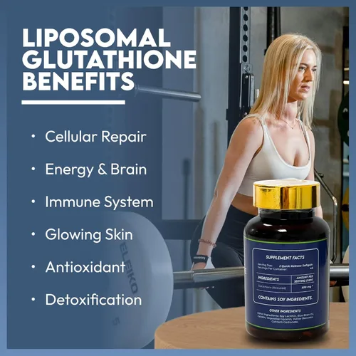 Vista 2 de HAZEL'S Choice Glutatión liposomal 500 mg 90 geles blandos Sin OMG, sin lactosa Formato de gel suave