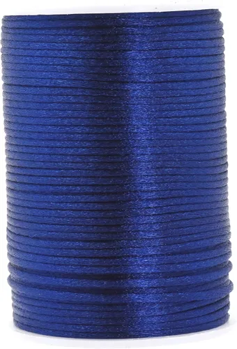 Vista 145 de Mandala Crafts Cordón de satén de cola de rattail de 0.02 in para nudos chinos de macramé