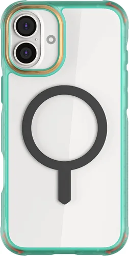 Vista 10 de Ghostek Covert Clear - Funda transparente para iPhone 15 Plus, silicona a prueba de golpes, compatible con accesorios Apple MagSafe, funda Negro