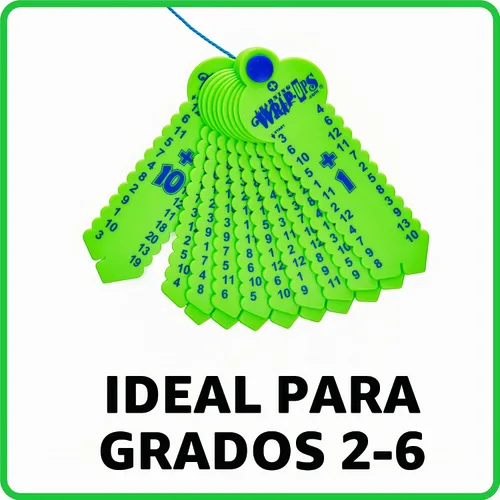 Vista 6 de Learning Wrap-Ups Llaves de Suma - Herramienta Matemática Autocorrectiva para Niños de Nivel de Grado K-3