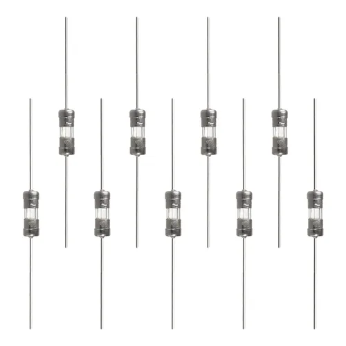 Vista 9 de Fielect Fusible de soplado rápido 250V 0.5A Fusible de plomo axial de soplado rápido Fusibles de vidrio 0.142x0.394 in