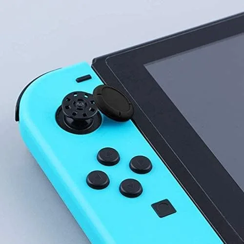 Vista 2 de Ferkurn Joystick Tapa de repuesto para Switch OLED Joycon & Switch Lite, Joycon Grip Botón Stick Cover 3D Analog Cap Skin Repuesto Pieza Kit