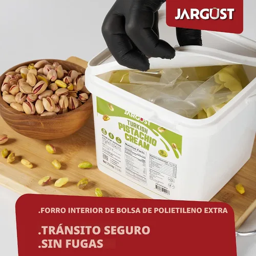 Vista 10 de Crema de pistacho a granel, crema de pistacho Real Antep, 5.5lb