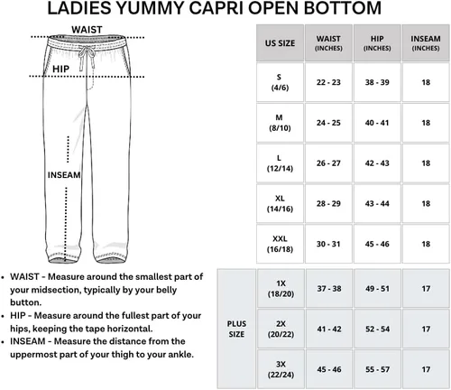 Vista 6 de Real Essentials Paquete de 3 pantalones deportivos suaves capri con parte inferior abierta para mujer con cordón (disponible en tallas grandes)