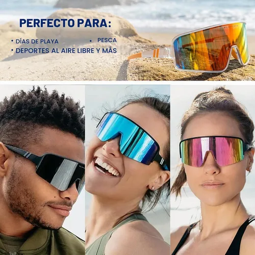 Vista 3 de Blenders Eyewear Eclipse - Gafas de sol polarizadas - Lente envolvente - 100% protección UV - Para hombres y mujeres Concord Rápido