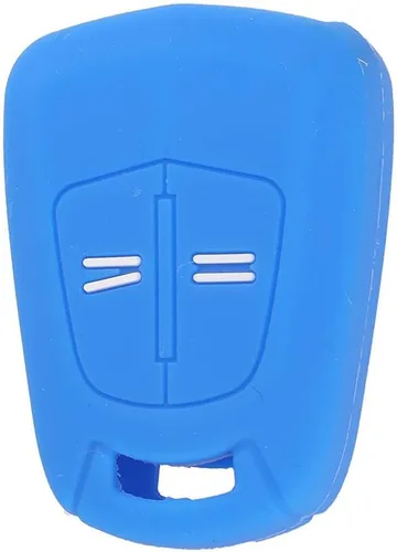 Vista 2 de Para Opel Rocks Vectra Zafira Key Case Silicone Key Cover Auto Car Key Shell Holder (azul)