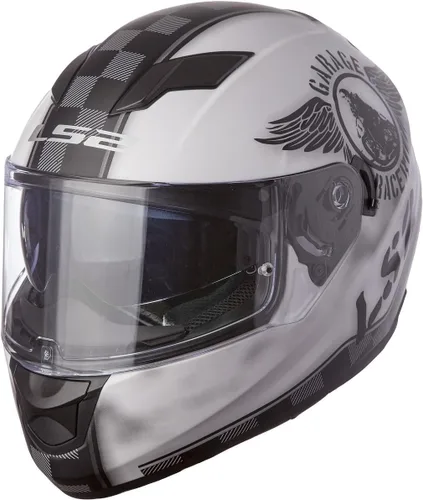 Vista 14 de LS2 Casco integral Stream Street Casco Ninja Red Blue