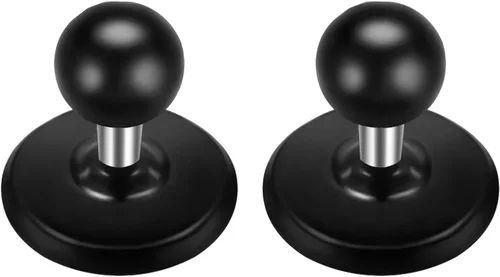 Vista 8 de Base de bola adhesiva flexible con bola de 1 pulgada compatible con brazo de doble enchufe RAM Mounts tamaño B, adaptador de cabeza de bola de 1