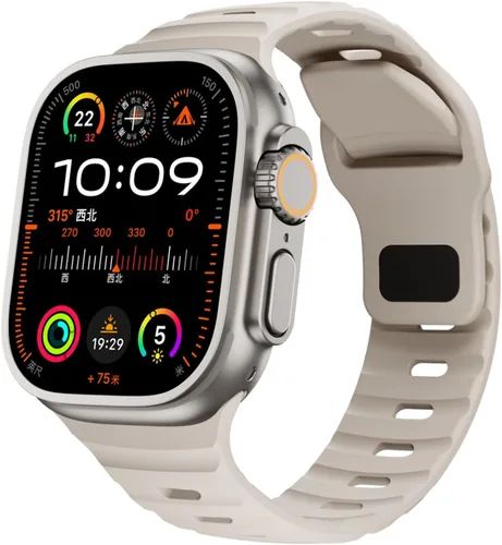 Vista 13 de Correas de silicona deportivas compatibles con Apple Watch Band de 1.929 in, 1.811 in, 1.772 in, 1.732 in, 1.654 in, 1.614 in, 1.575 in, 1.496 in