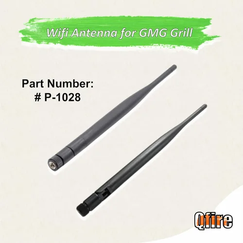 Vista 2 de Antena WiFi GMG de repuesto compatible con placa de circuito de control WiFi Green Mountain Grills, para antena GMG Davy Crockett, Trek, Daniel