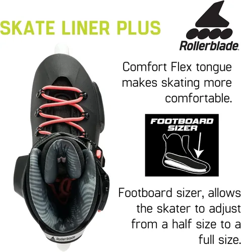 Vista 6 de Rollerblade Twister XT - Patines en línea para mujer, color negro/menta, rendimiento urbano