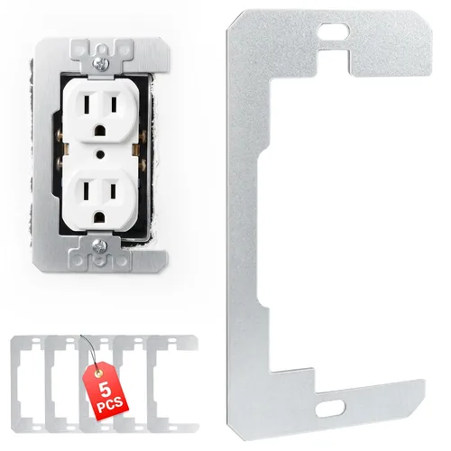 Vista 8 de Espaciador de placa de pared,Separadores de salida para caja eléctrica 20PZAS