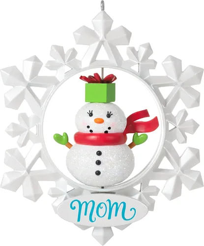 Vista 7 de Hallmark Keepsake Adorno navideño 2021, copo de nieve para papá Papá copo de nieve