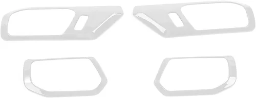 Vista 10 de RAZPOY Accesorios para Ford Bronco 2021 2022 Cubierta de manija de puerta interior Marco Adhesivo protector Decoración interior (negro)