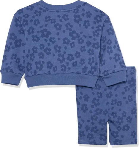 Vista 4 de GAP Baby Girl Pull on Crew and Shorts Set