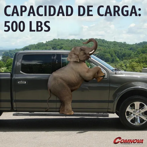 Vista 8 de COMNOVA AUTOPART Estribos de aluminio compatibles con Honda Ridgeline 2006-2014. Estribos laterales Ridgeline de 6.5 pulgadas, barras Nerf escalones