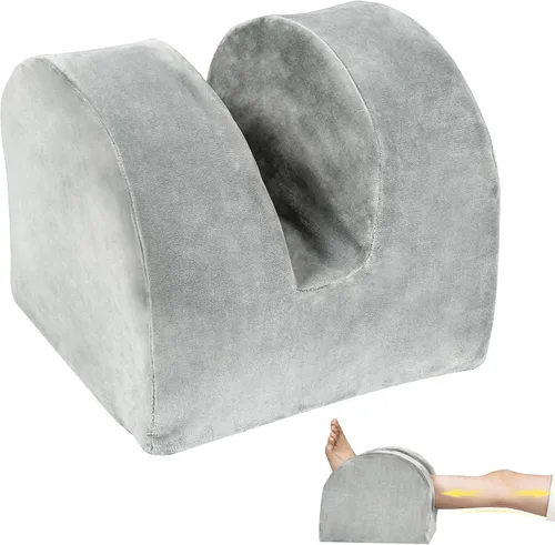 Vista 8 de Almohada de reemplazo de rodilla de altura ajustable para recuperación, almohada de elevación de piernas con espuma firme para dormir después