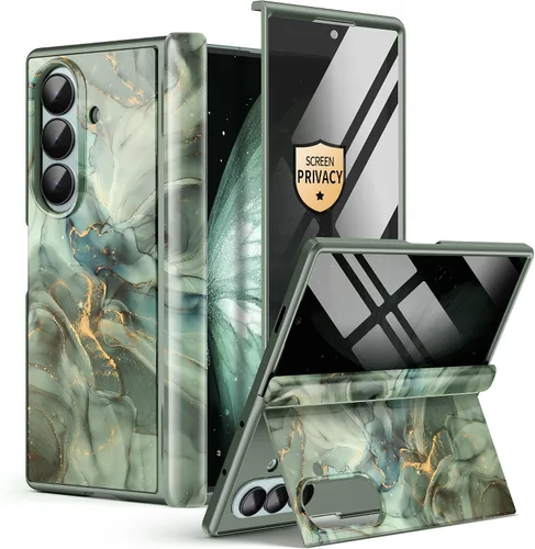 Vista 12 de GVIEWIN Funda para Z Fold 7 con Protector de Pantalla HD Integrado [Compatible con Magsafe][Soporte Oculto] Protección Magnética de Cuerpo Completo