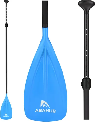 Vista 13 de Abahub SUP Paddles - 3 piezas ajustables de pie remo ligero para paddleboard, aleación de aluminio recubierto de poliuretano eje 68 a 84 pulgadas